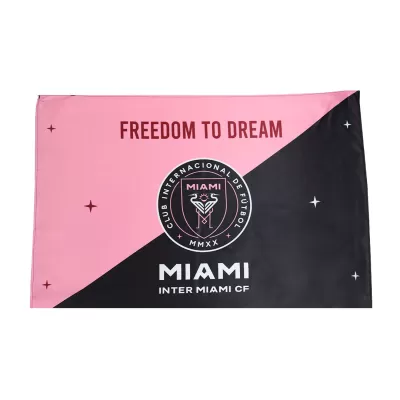 Inter Miami CF Soccer Flag Pink&Black - bestfootballkits