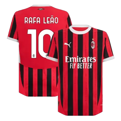 Authentic RAFA LEÃO #10 AC Milan Shirt Home 2024/25 - UCL - bestfootballkits