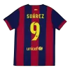 SUÁREZ #9 Retro Barcelona Shirt Home 2014/15 - bestfootballkits