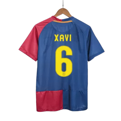 XAVI #6 Retro Barcelona Shirt Home 2008/09 - UCL - bestfootballkits