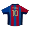 RIVALDO #10 Retro Barcelona Shirt Home 2001/02 - bestfootballkits