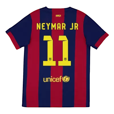 NEYMAR JR #11 Retro Barcelona Shirt Home 2014/15 - bestfootballkits