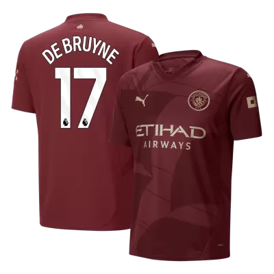 DE BRUYNE #17 Manchester City Shirt Third Away 2024/25 - bestfootballkits