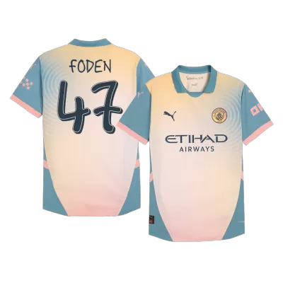 Authentic FODEN #47 Manchester City Shirt Fourth Away 2024/25 - bestfootballkits