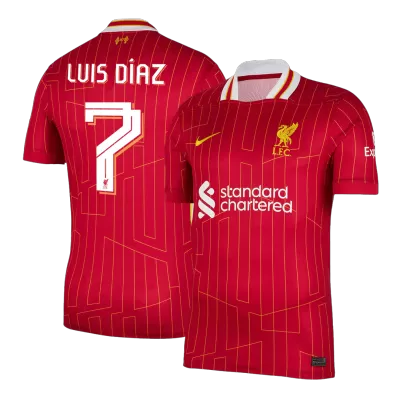 LUIS DÍAZ #7 Liverpool Shirt Home 2024/25 - UCL - bestfootballkits