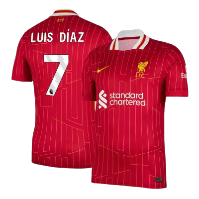 LUIS DÍAZ #7 Liverpool Shirt Home 2024/25 - bestfootballkits