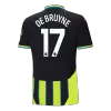 DE BRUYNE #17 Manchester City Shirt Away 2024/25 - bestfootballkits