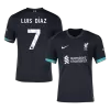 LUIS DÍAZ #7 Liverpool Shirt Away 2024/25 - bestfootballkits