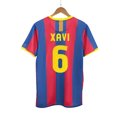 XAVI #6 Retro Barcelona Shirt Home 2010/11 - bestfootballkits