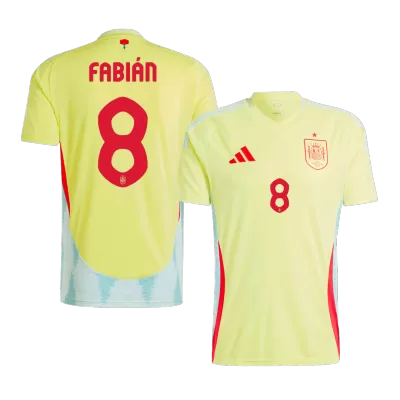 FABIÁN #8 Spain Shirt Away Euro 2024 - bestfootballkits