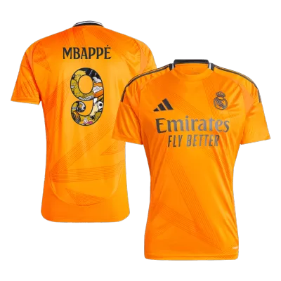 MBAPPÉ #9 Real Madrid Shirt Away 2024/25 - Bear Champ Font - bestfootballkits