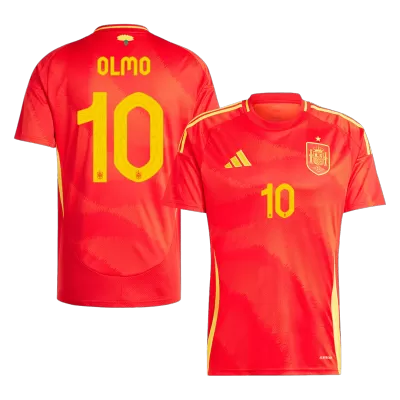 OLMO #10 Spain Shirt Home Euro 2024 - bestfootballkits