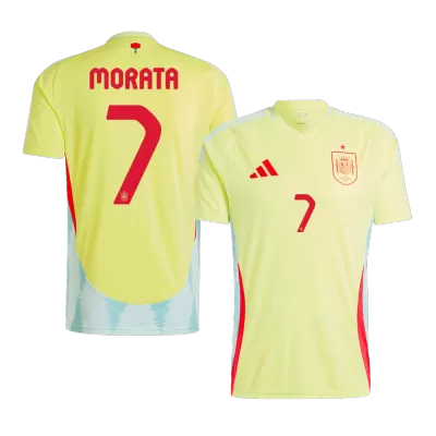 MORATA #7 Spain Euro Football Shirt Away Euro 2024 - bestfootballkits