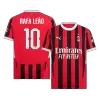 RAFA LEÃO #10 AC Milan Shirt Home 2024/25 - UCL - bestfootballkits