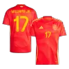 WILLIAMS JR. #17 Spain Shirt Home Euro 2024 - bestfootballkits