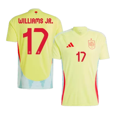 WILLIAMS JR. #17 Spain Shirt Away Euro 2024 - bestfootballkits