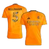 BELLINGHAM #5 Real Madrid Shirt Away 2024/25 - Bear Champ Font - bestfootballkits