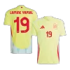 LAMINE YAMAL #19 Spain Euro Football Shirt Away Euro 2024 - bestfootballkits