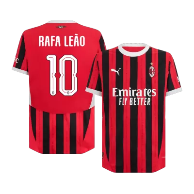 Authentic RAFA LEÃO #10 AC Milan Shirt Home 2024/25 - UCL - bestfootballkits