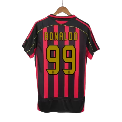 RONALDO #99 Retro AC Milan Shirt Home 2006/07 - bestfootballkits