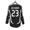 BECKHAM #23 Retro Real Madrid Shirt Away Long Sleeve 2006/07 - bestfootballkits