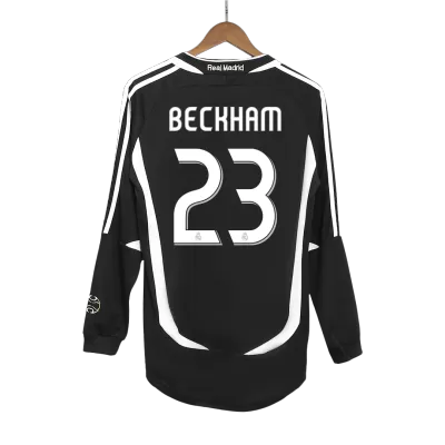 BECKHAM #23 Retro Real Madrid Shirt Away Long Sleeve 2006/07 - bestfootballkits