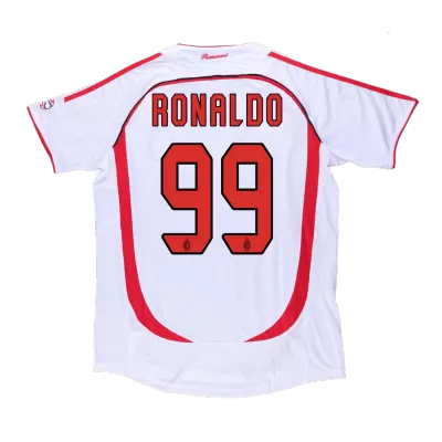 RONALDO #99 Retro AC Milan Shirt Away 2006/07 - UCL - bestfootballkits