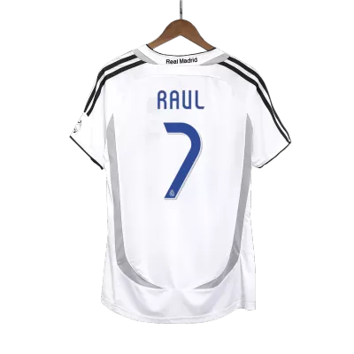 RAUL #7 Retro Real Madrid Shirt Home 2006/07 - bestfootballkits