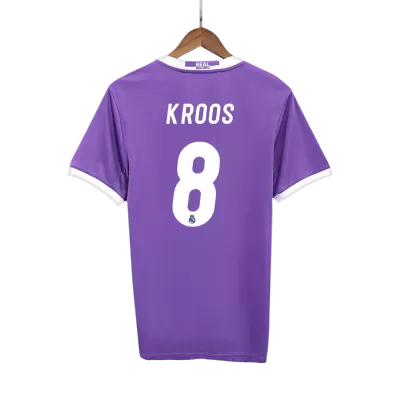 KROOS #8 Retro Real Madrid Shirt Away 2016/17 - bestfootballkits