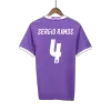 SERGIO RAMOS #4 Retro Real Madrid Shirt Away 2016/17 - bestfootballkits