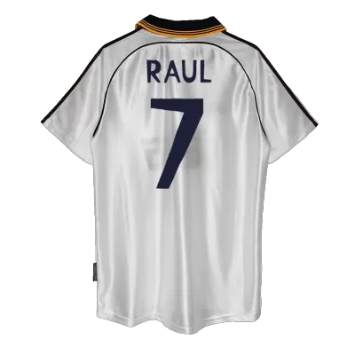 RAUL #7 Retro Real Madrid Shirt Home 1998/00 - bestfootballkits