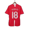 SCHOLES #18 Retro Manchester United Shirt Home 2007/08 - UCL - bestfootballkits