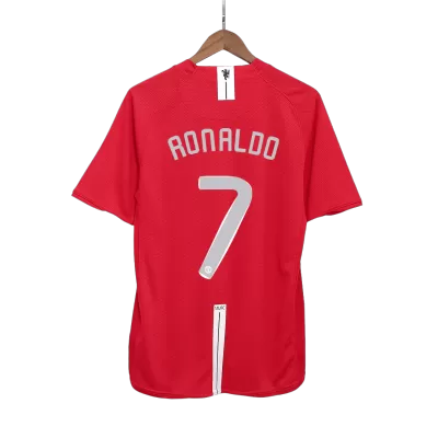 RONALDO #7 Retro Manchester United Shirt Home 2007/08 - UCL - bestfootballkits