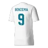 BENZEMA #9 Retro Real Madrid Shirt Home 2017/18 - bestfootballkits