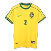 CAFU #2 Retro Brazil Shirt Home 1998 - bestfootballkits