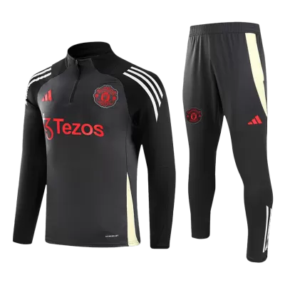 Manchester United Zipper Sweatshirt Kit(Top+Pants) 2024/25 - bestfootballkits