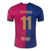 Authentic RAPHINHA #11 Barcelona Shirt Home 2024/25 - UCL(Spotify Logo Without Text) - bestfootballkits