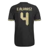 Authentic E.ÁLVAREZ #4 Mexico Shirt Third Away 2025 -Gold Cup - bestfootballkits