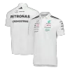 Mercedes AMG Petronas F1 Team Polo 2025 - White - bestfootballkits