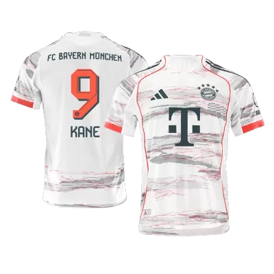 KANE #9 Authentic Bayern Munich Away Soccer Jersey 2025/26 White - bestfootballkits