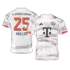 MÜLLER #25 Authentic Bayern Munich Away Soccer Jersey 2025/26 White - bestfootballkits