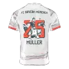 MÜLLER Special #25 Authentic Bayern Munich Away Soccer Jersey 2025/26 White - bestfootballkits