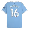 RODRIGO #16 Manchester City Home Soccer Jersey 2025/26 Blue - bestfootballkits