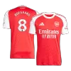 ØDEGAARD #8 Arsenal Home Soccer Jersey 2025/26 Red - bestfootballkits