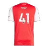 RICE #41 Arsenal Home Soccer Jersey 2025/26 Red - bestfootballkits