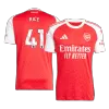 RICE #41 Arsenal Home Soccer Jersey 2025/26 Red - bestfootballkits