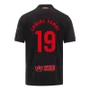 LAMINE YAMAL #19 Barcelona Shirt Away - Spotify Logo Without Text - bestfootballkits