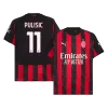PULISIC #11 AC Milan Home Soccer Jersey 2025/26 Red&Black - bestfootballkits