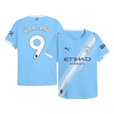 HAALAND #9 Authentic Manchester City Home Soccer Jersey 2025/26 Blue - bestfootballkits