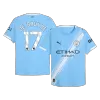 DE BRUYNE #17 Authentic Manchester City Home Soccer Jersey 2025/26 Blue - bestfootballkits